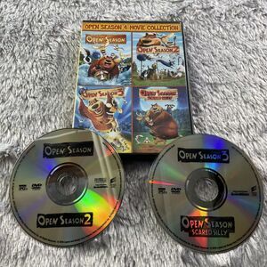 Open Season 4-Movie Collection DVD 2015 Release Animated Comey Adventure